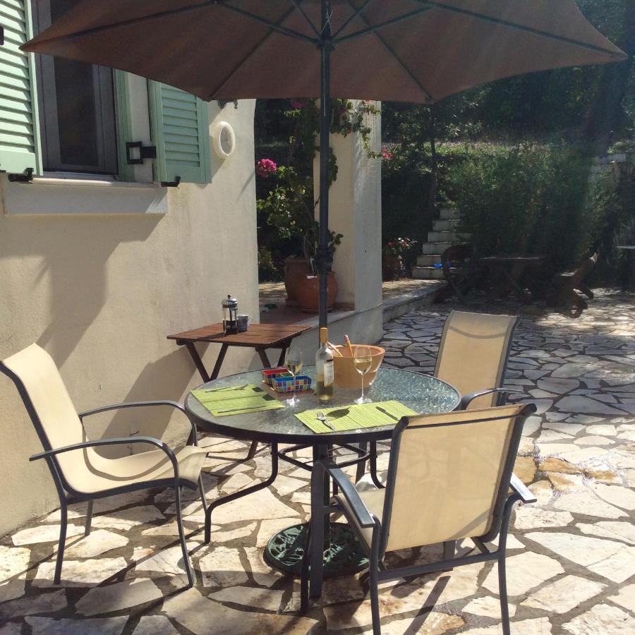 אכיליון Gastouri Villa Pascalia With Heated Pool In October And Views מראה חיצוני תמונה